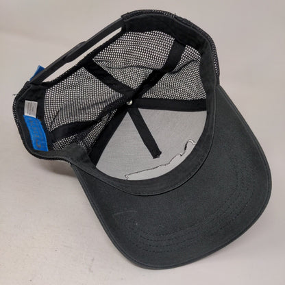 Costa Del Mar Snapback Trucker Hat Black One Size Embroidered Mesh Back6 Panel