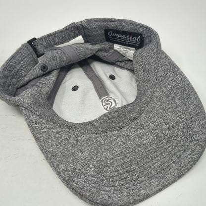 Imperial Baseball Cap Gray S Heathered Embroidered Aviara Strapback Golf Hat