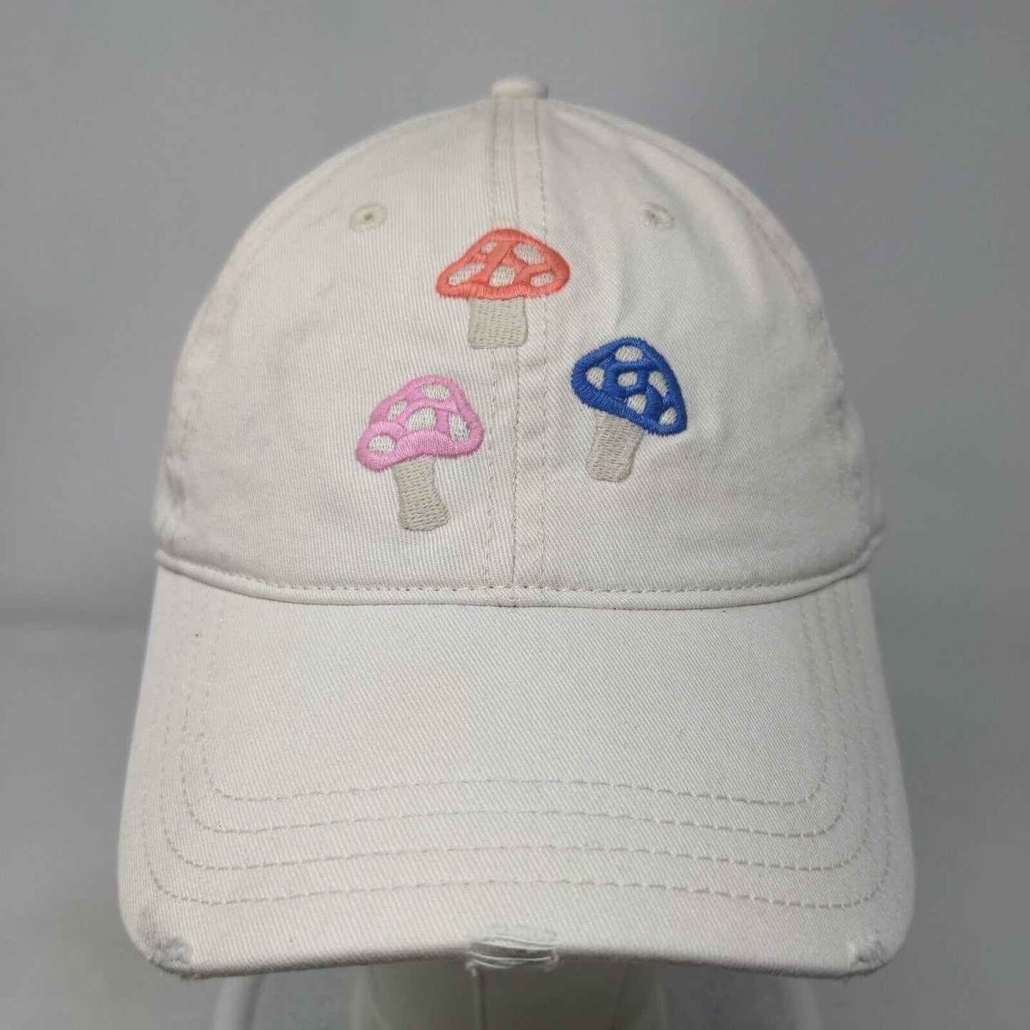 Mushroom Slideback Hat Tan One Size Embroidered Adjustable Aerie