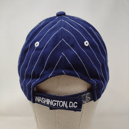 Washington, D.C. Strapback Hat Multi One Size Striped Embroidered