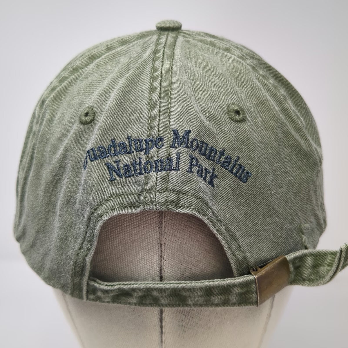 ECO Baseball Cap Green OSFM Guadalupe Mountains National Park Rattlesnake Hat