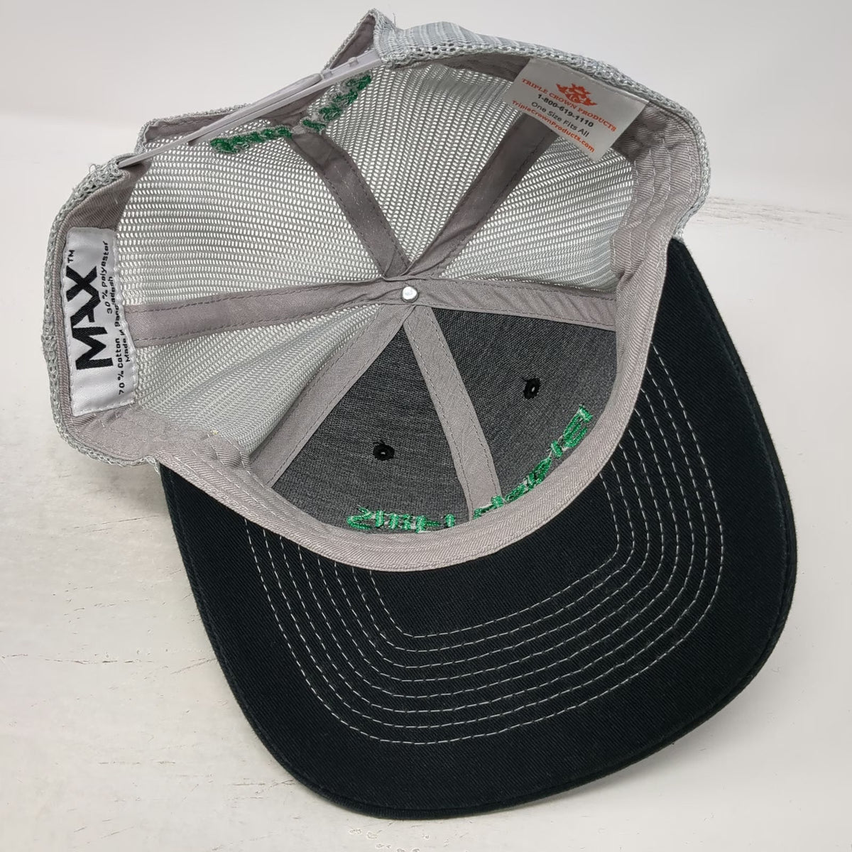 Max Trucker Hat Black One Size Mesh Snapback USA Flag Black Hills Trucking Hat