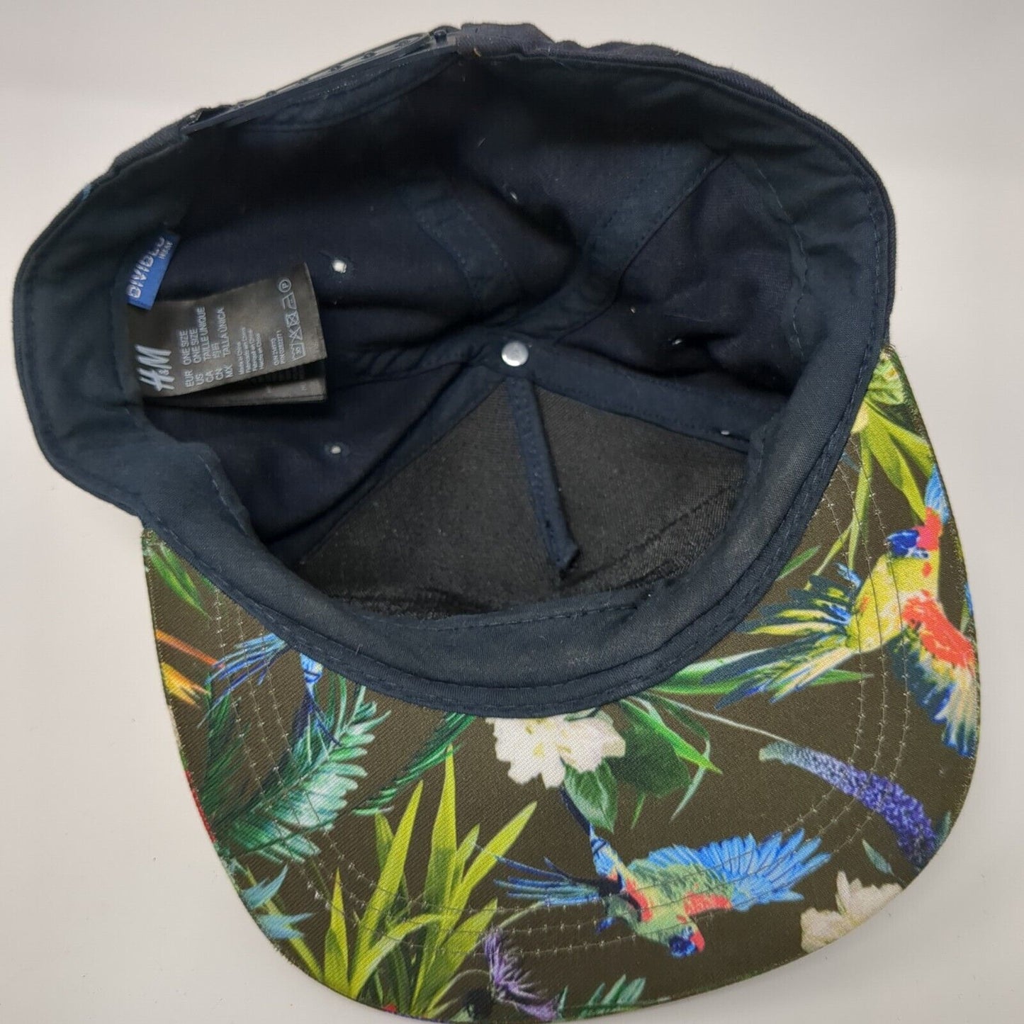 Acapulco Snapback Hat Multi One Size Embroidered Tropical Divided by H&M