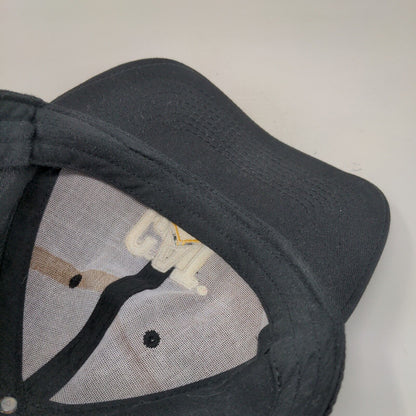CAT Slideback Hat Black One Size Adjustable Embroidered Vent Holes
