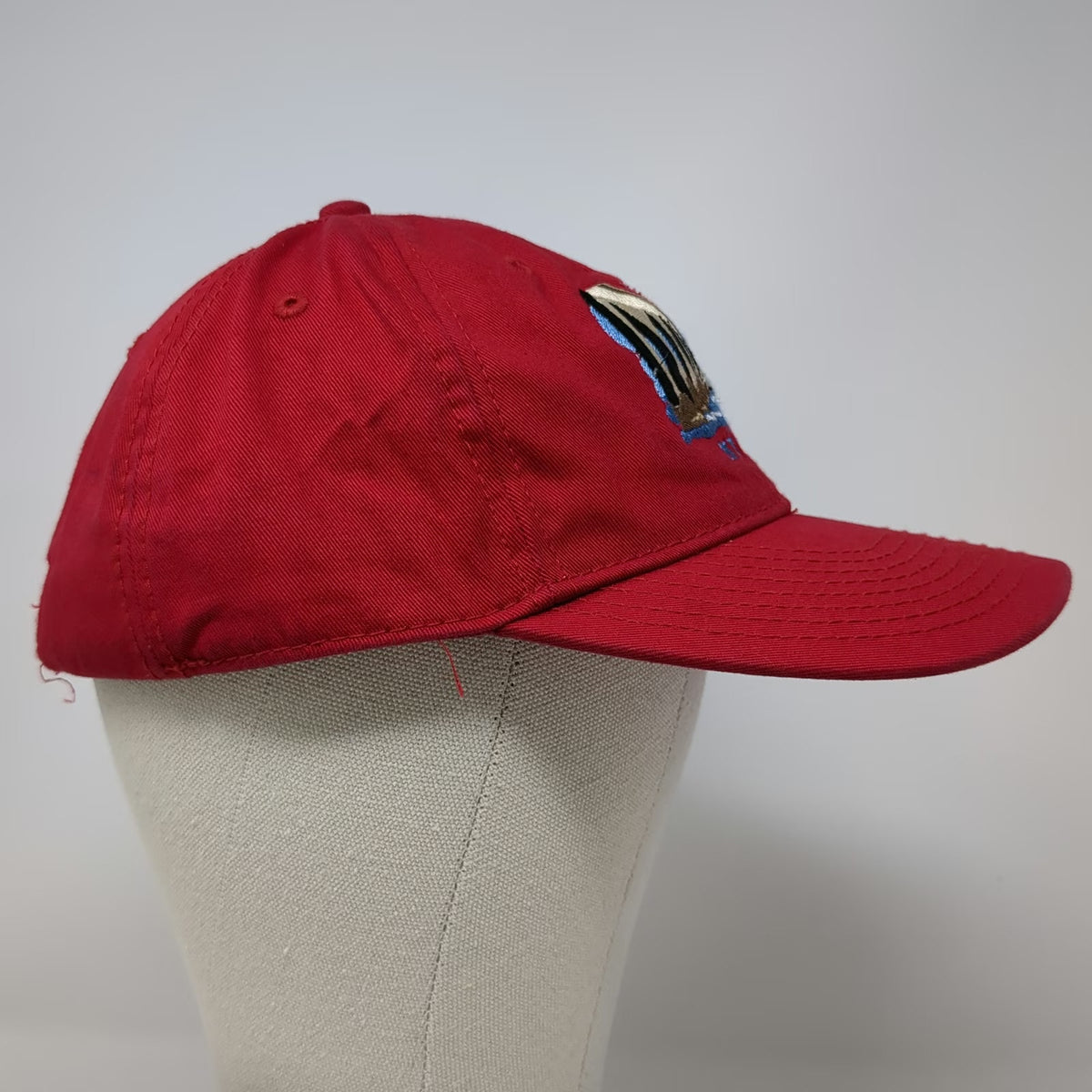 Tall Ships Trading Co. Baseball Cap Red One Size Confederation Bridge NB PEI Hat