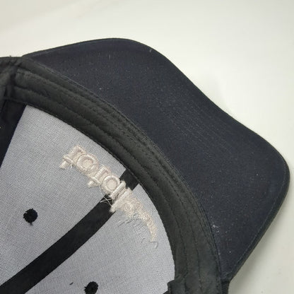 Hit Total by Verizon Logo Embroidered Black Baseball Cap Hat One Size Strapback