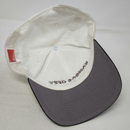 Twins Enterprise Inc Snapback White OSFM Hat Kansas City Missouri Embroidered