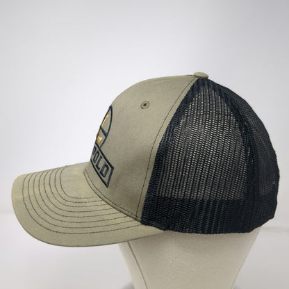 Leupold Trucker Hat Green One Size Mesh Back Snapback Hunting Shooting Crosshair