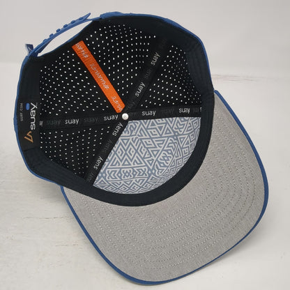 Suay Trucker Hat Blue XL Snapback Perforated Performance CompuNet Logo Patch