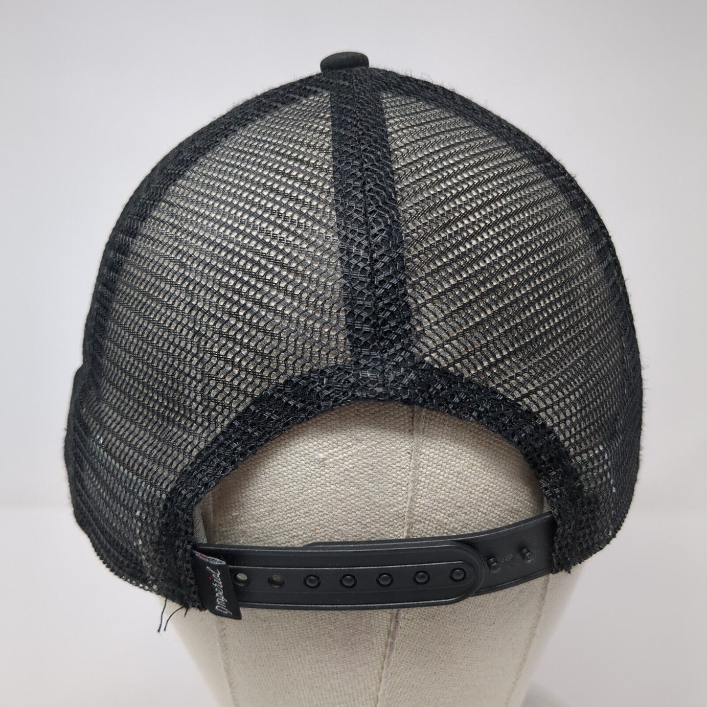 Off Hours Snapback Rope Trucker Hat Black One Size True Fit Imperial