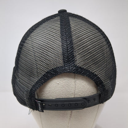 Off Hours Snapback Rope Trucker Hat Black One Size True Fit Imperial