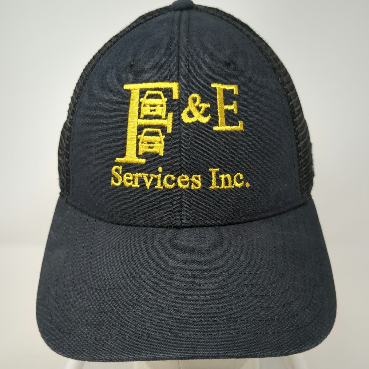 The North Face Trucker Hat Black Yellow One Size Mesh Snapback F&E Services Inc