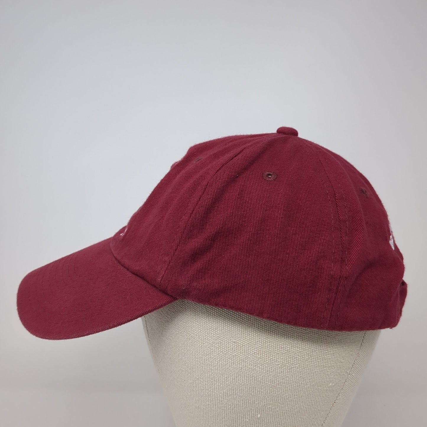 Rolla Bulldogs Strapback Hat Red One Size Adjustable Solid Big O Tires