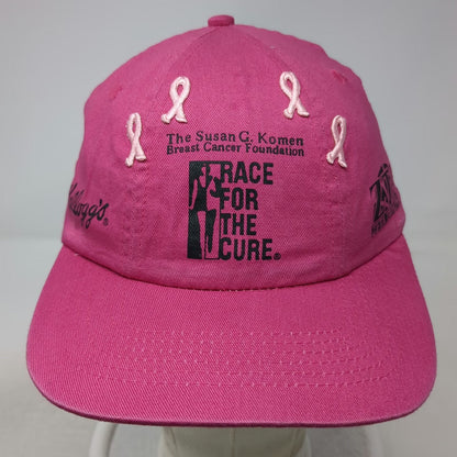 Baseball Cap Pink OSFM Race For The Cure Survivor Kellogg's ZTA Awareness hat