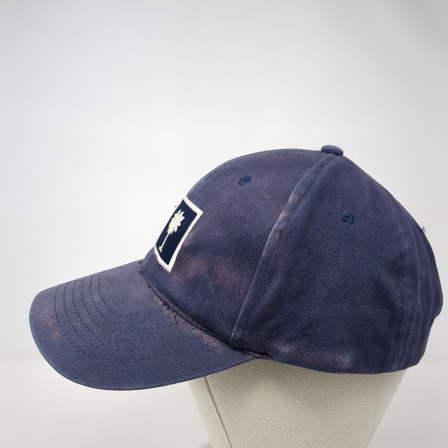 South Carolina Flag Slideback Hat Blue OS Adjustable Embroidered Patriotic Anvil