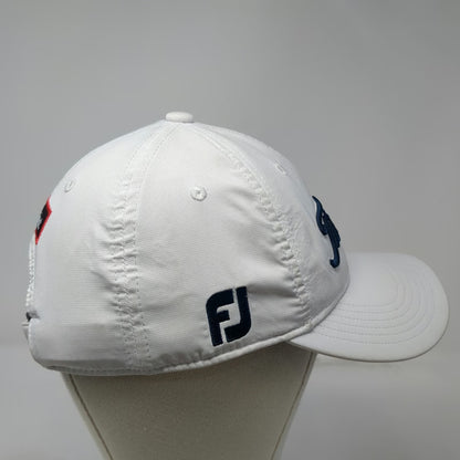 Titleist Baseball Cap White One Size Pro V1 FootJoy Adjustable Slideback hat