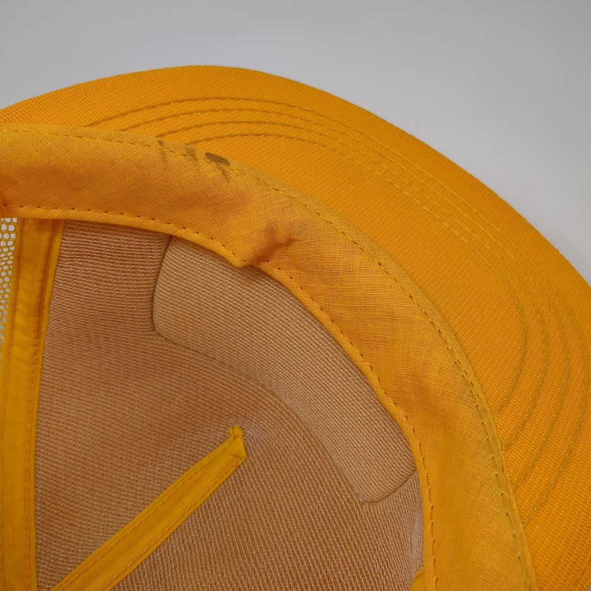 Yellow PC Exploration Inc Drilling Trucker Hat Patch OS USA Snapback Vintage