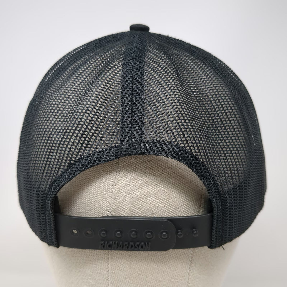 Richardson 112 Trucker Hat Black One Size High Desert Bonsai Mesh Snapback