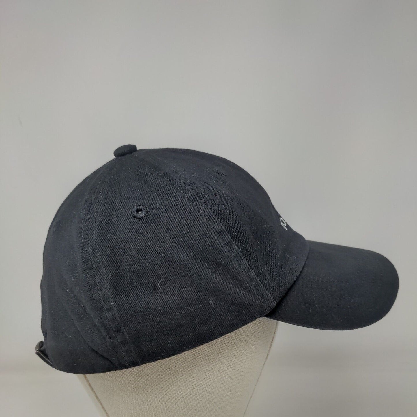 Dog Dad Slideback Hat Black One Size Adjustable Solid Embroidered