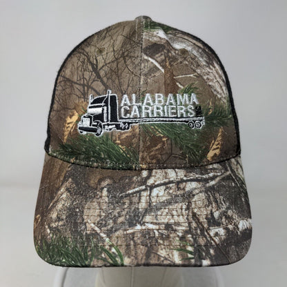 Alabama Carriers Strapback Trucker Hat Camouflage One Size Mesh Back Outdoor Cap