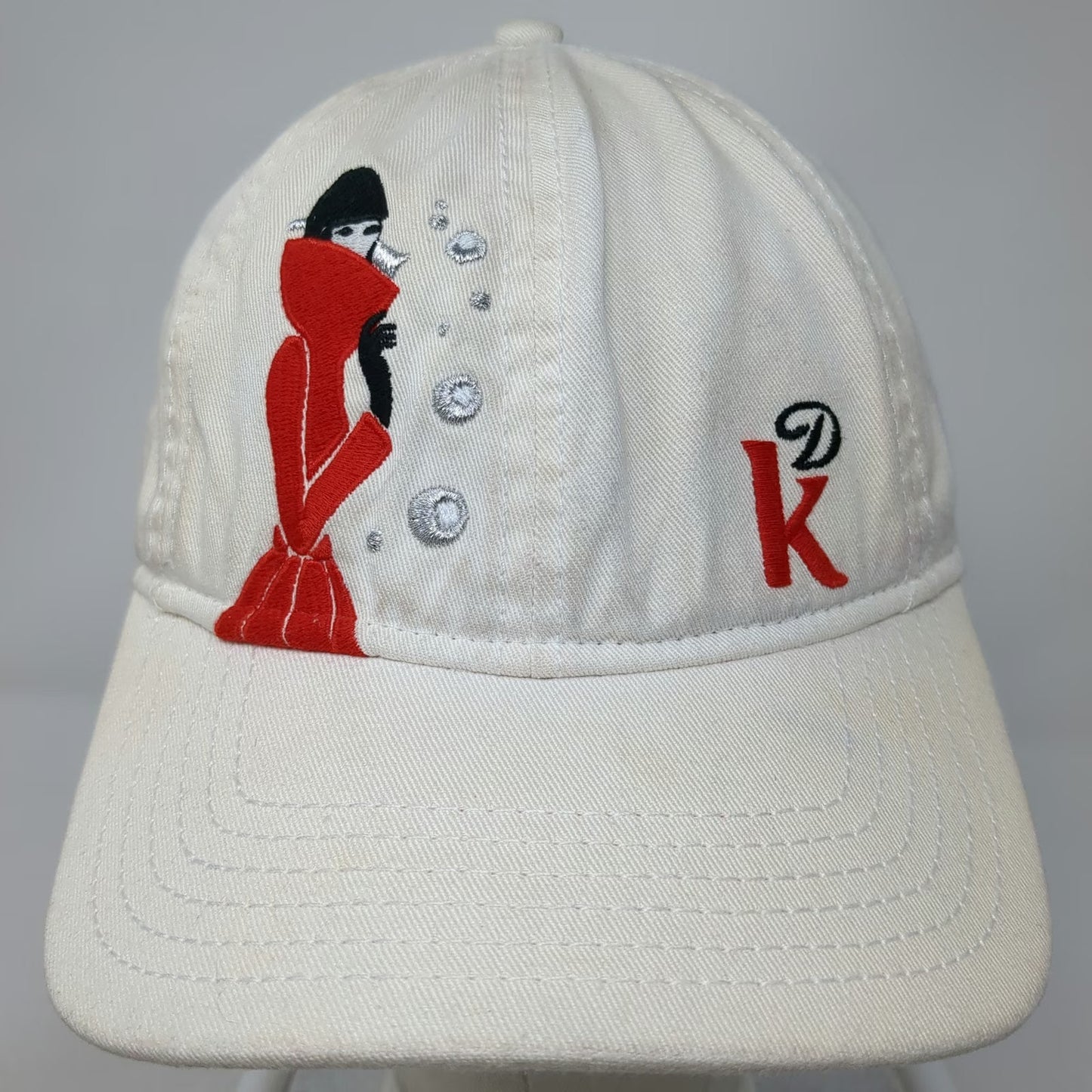 Diet Coke Baseball Cap White One Size Woman Embroidery Red Underbrim Strapback