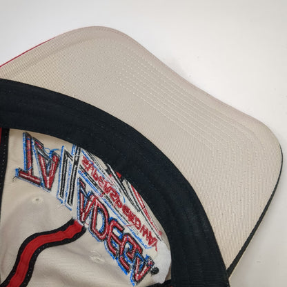 ISC Talladega Superspeedway Hat Beige One Size Baseball Cap American Flag Racing