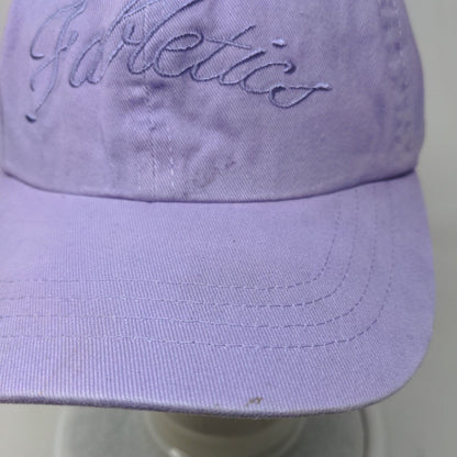 Fabletics Slideback Hat Purple One Size Adjustable Embroidered Vented Holes