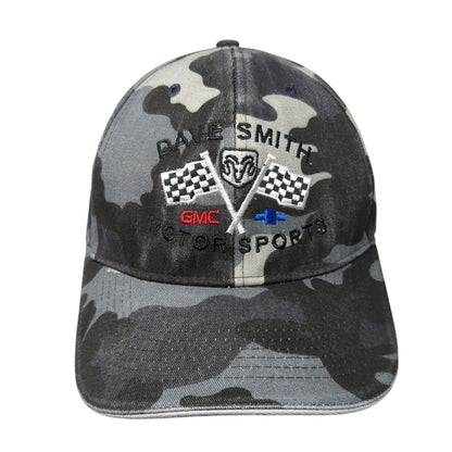 Dave Smith Motorsports Strapback Hat Camouflage One Size Adjustable 360 Apparel