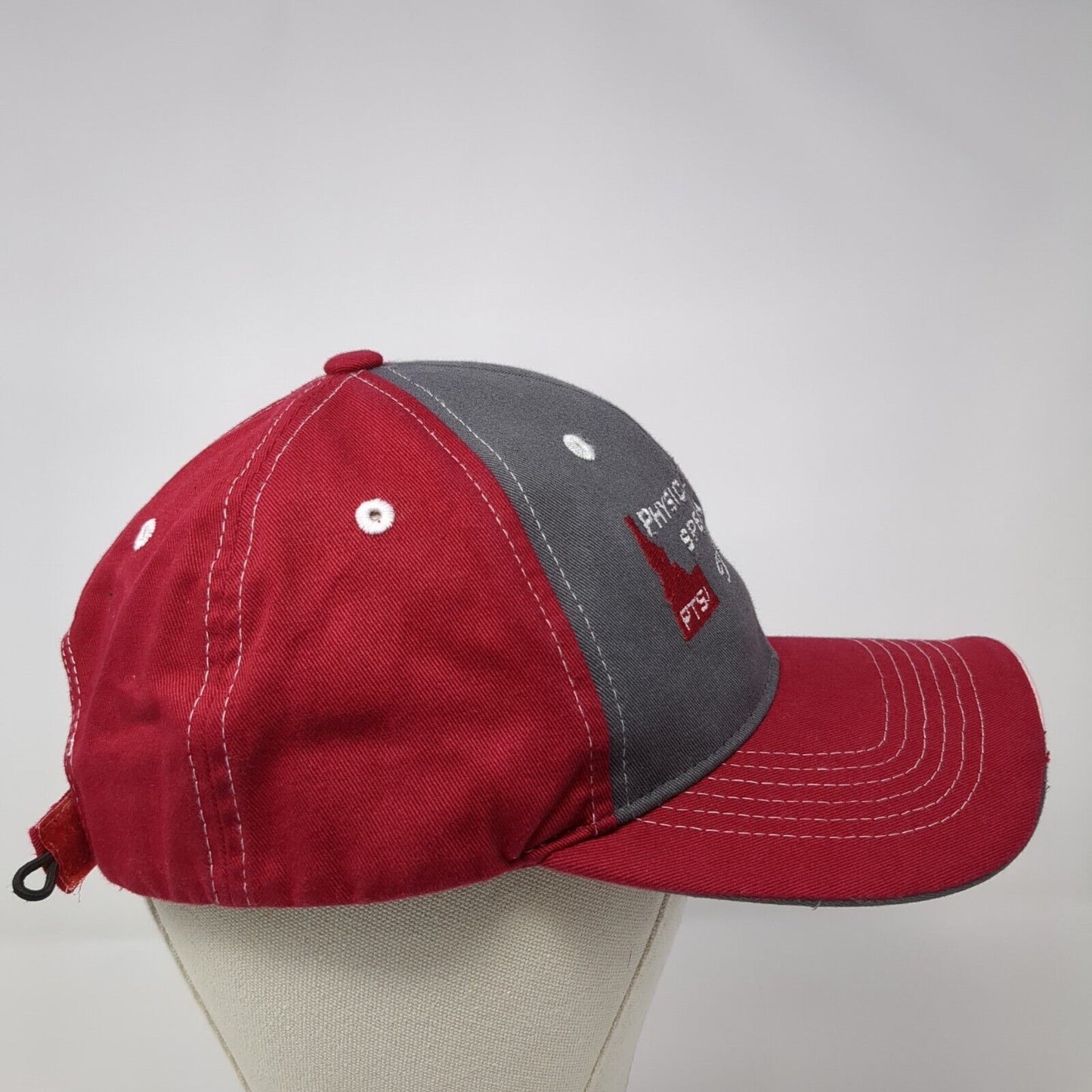 Physical Therapy Special List of Idaho Strapback Hat Red OS Adjustable Sportsman
