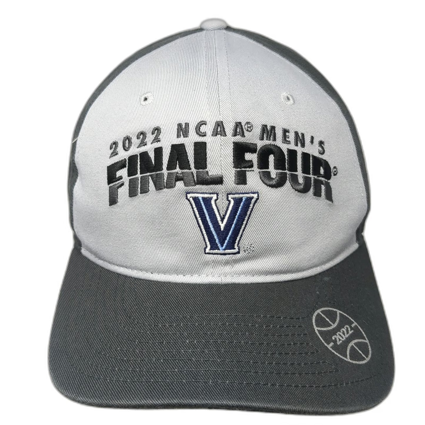 Nike Villanova NCAA Snapback Gray Black Hat One Size 2022 Final Four Champs