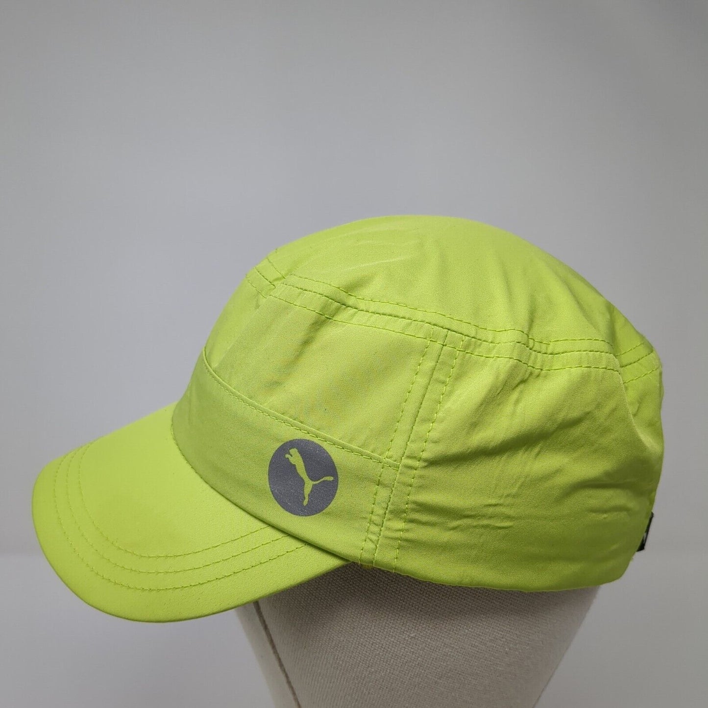 PUMA Strapback Cadet Army Cap Green One Size Stretch Lightweight Polyester