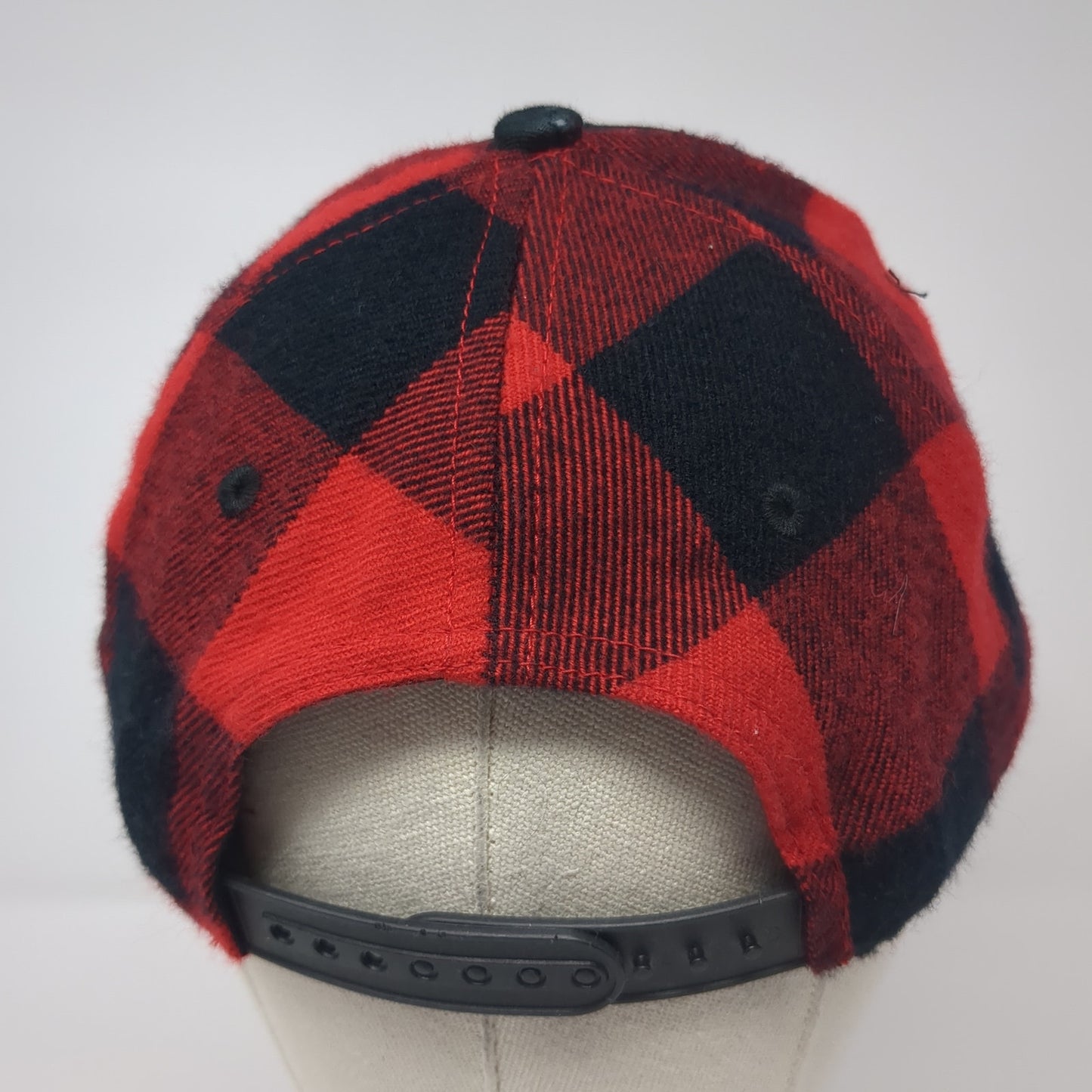 Cabela's Spell Out Snapback Hat Multicolor One Size Plaid Embroidered