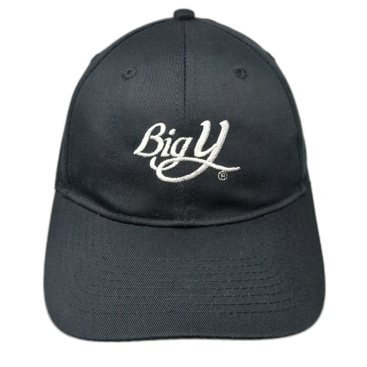 Port Authority Baseball Cap Black One Size Big Y World Class Market Logo Hat