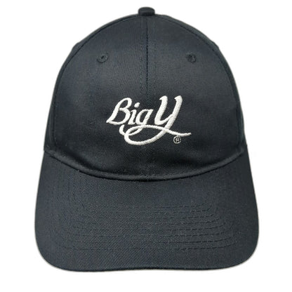Port Authority Baseball Cap Black One Size Big Y World Class Market Logo Hat