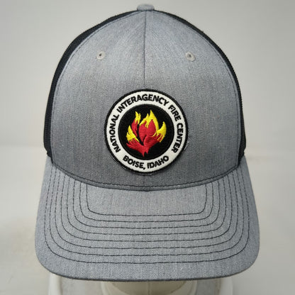 Richardson Trucker Hat Gray One Size Snapback Boise Idaho Fire Center Patch