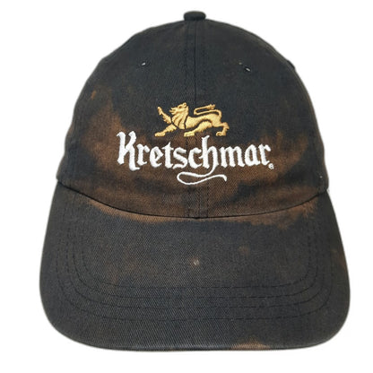 Quake City Caps Kretschmar Deli Lion Logo Black Baseball Cap One Size Slideback