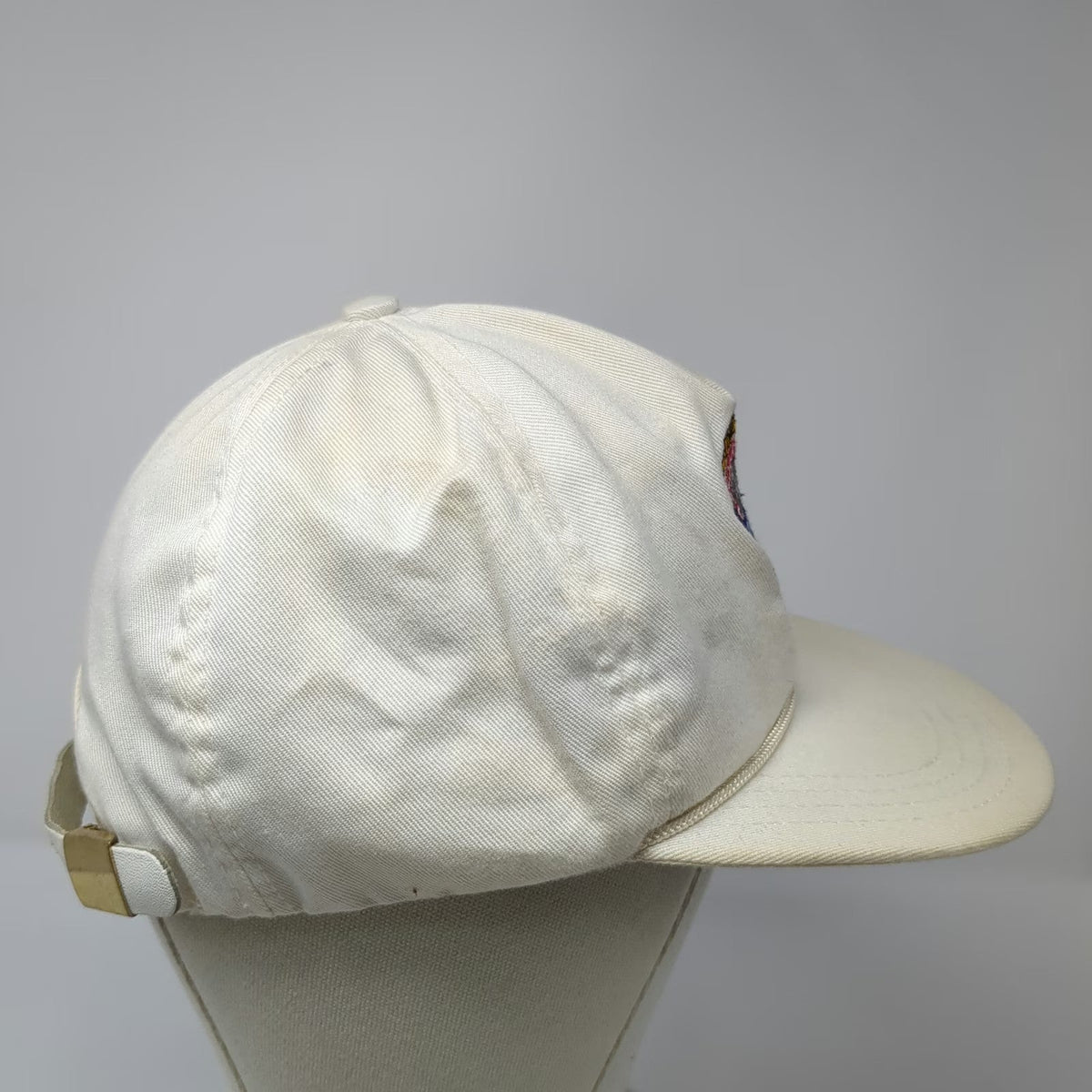 Embroidery Services 5 Panel Hat White One Size Fire Chiefs Patch Rope Slideback