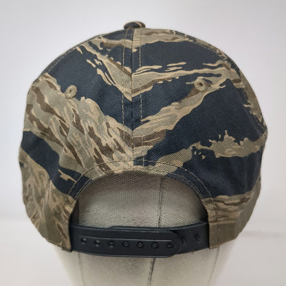 Good Quality Human 5 Panel Hat Green Brown One Size Camo Snapback Pinnacle Home