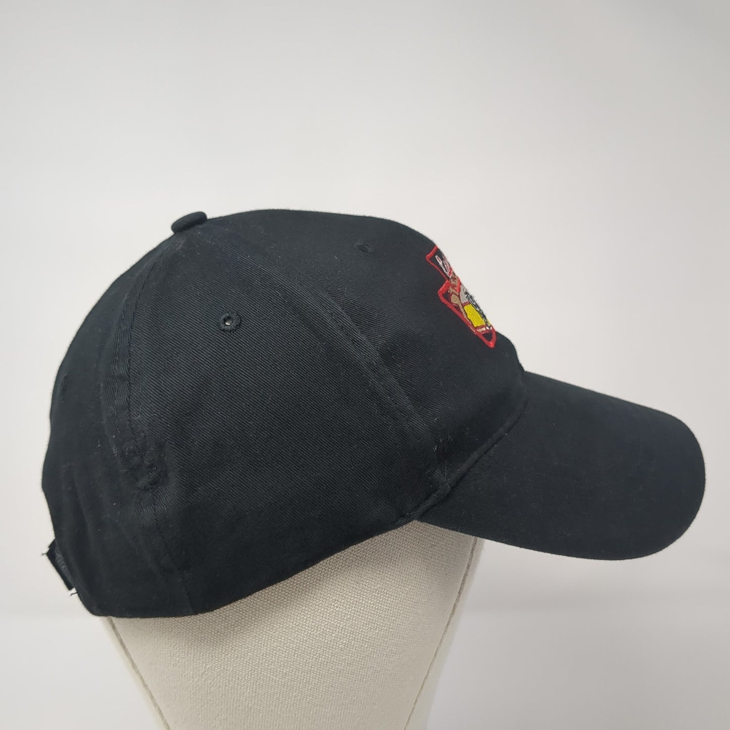 Eat At Joe's Strapback Hat Black One Size Solid Adjustable Cap America