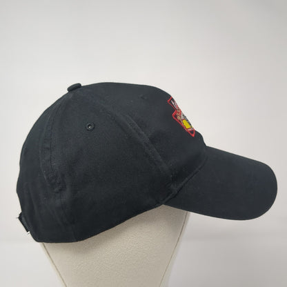 Eat At Joe's Strapback Hat Black One Size Solid Adjustable Cap America