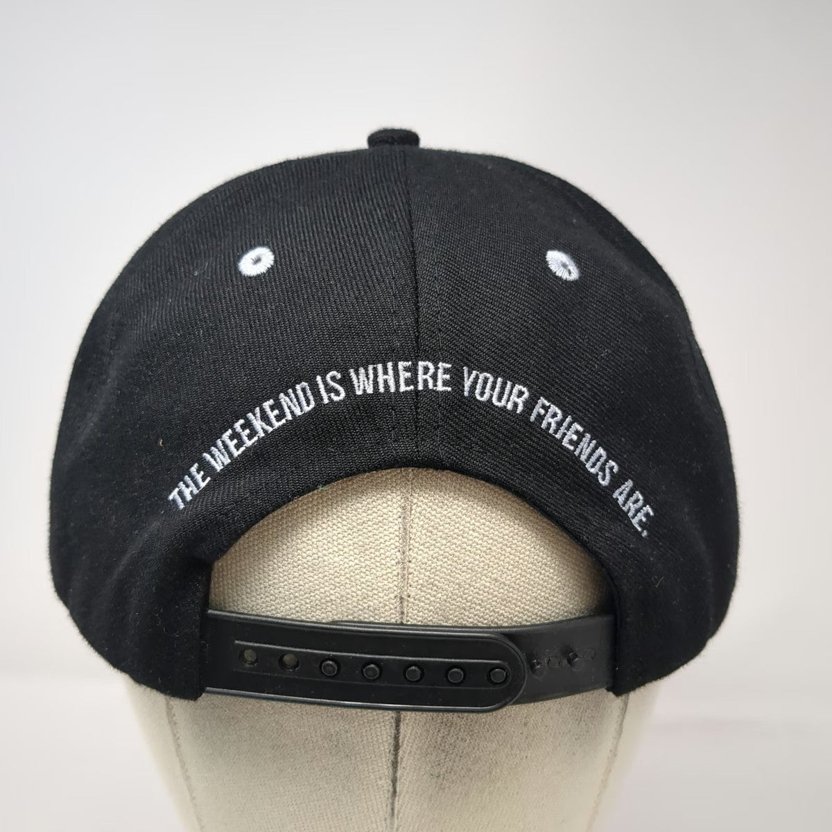 House Ten Black 5 Panel One Size Hat Nashville FGL Patch Flat Bill Snapback Bar