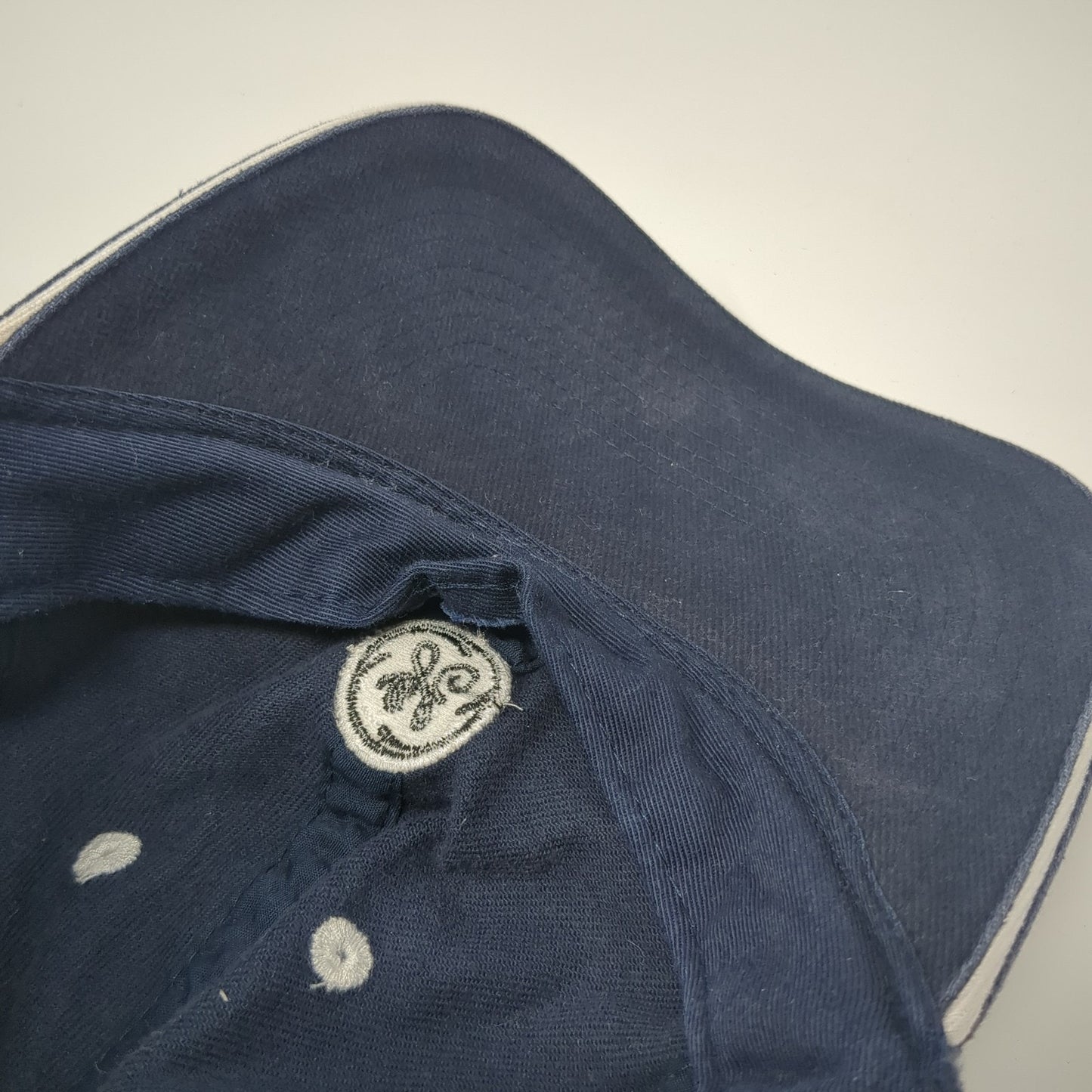 GE Supply Baseball Cap Blue One Size Adjustable Embroidered 6 Panel Otto