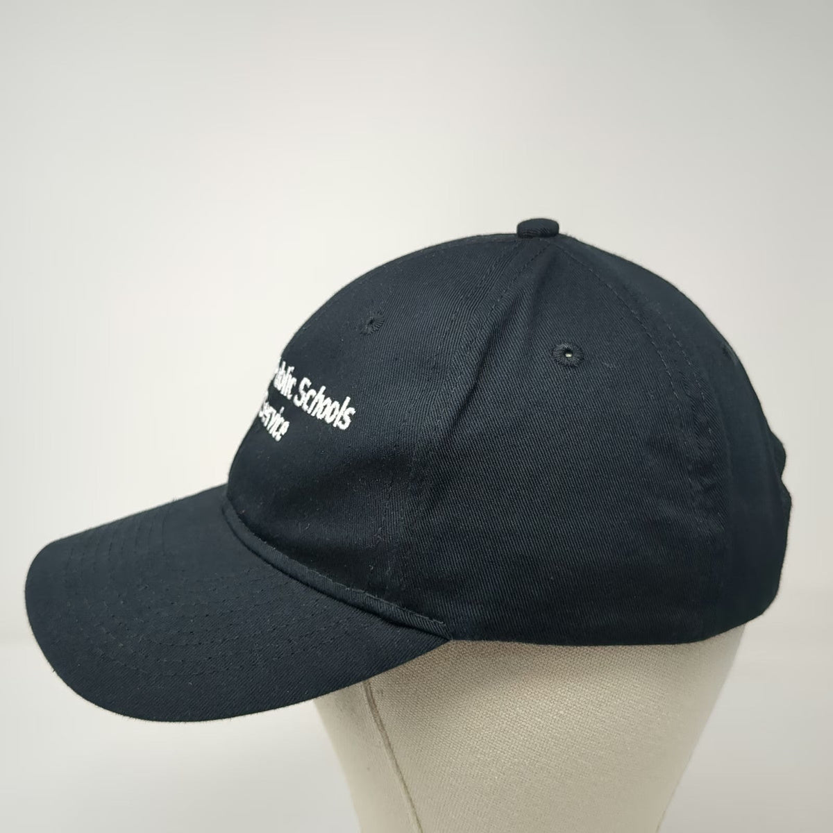 Port & Company Jersey City Schools Food Service Baseball Cap Black One Size Hat