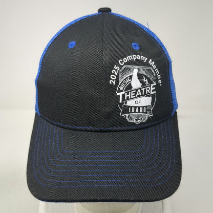 Music Theatre Of Idaho 2025 Company Member Black Blue OSFM Trucker Hat Mesh Brim
