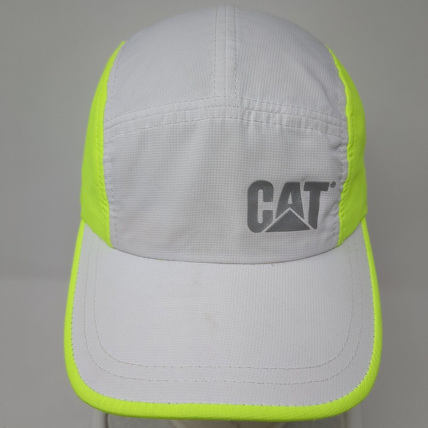 CAT Strapback 5 Panel Hat Multi One Size Adjustable Colorblock Outdoor