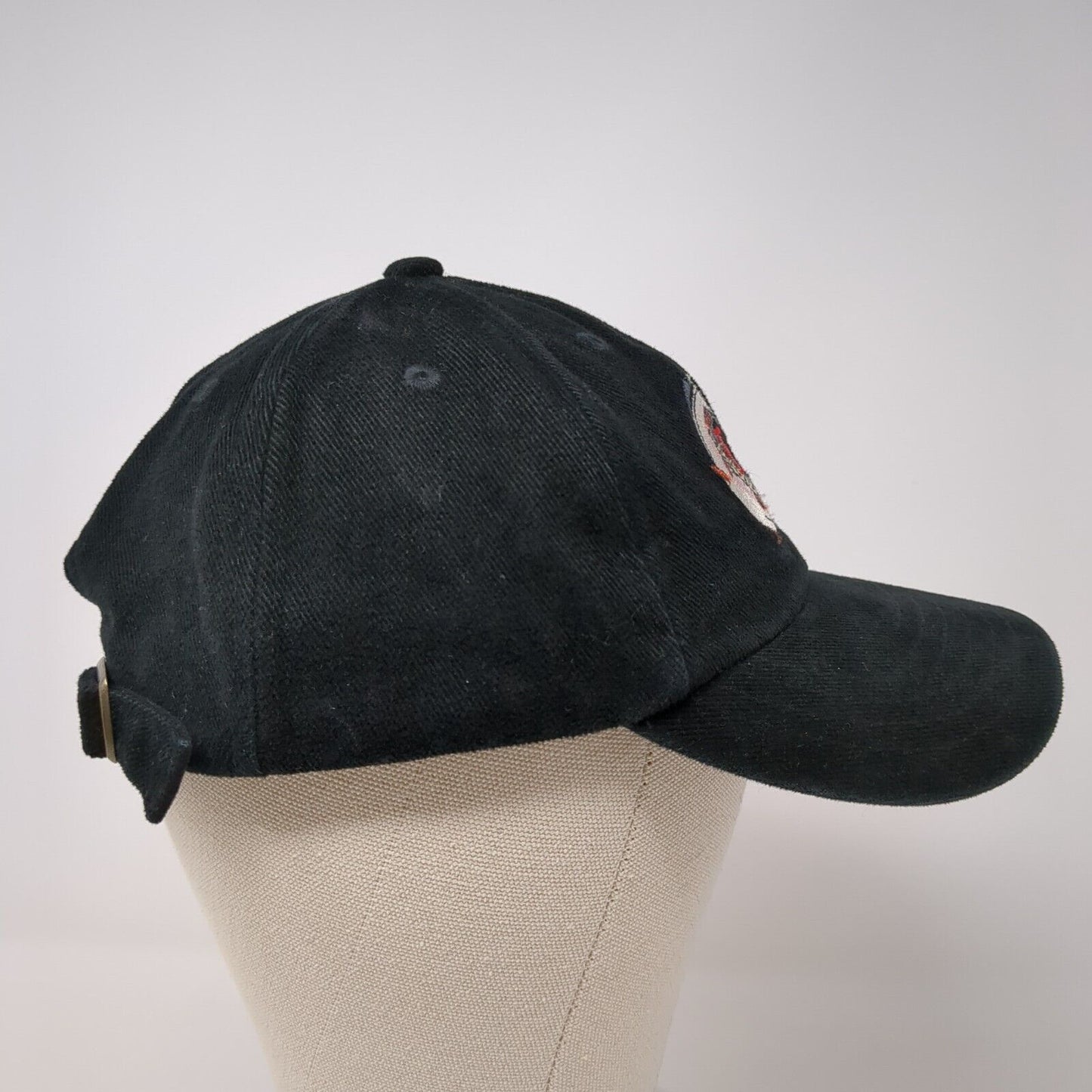 Fred's Custom Tackle Slideback Hat Black One Size Adjustable Embroidered Cotton