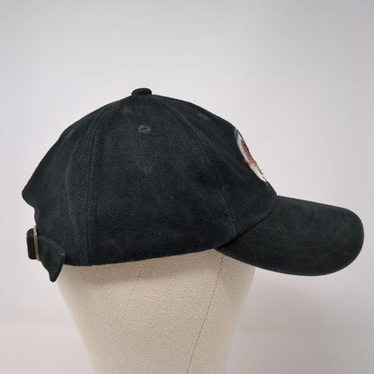 Fred's Custom Tackle Slideback Hat Black One Size Adjustable Embroidered Cotton