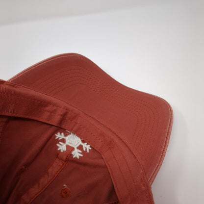 Life is Good Snowflake Slideback Hat Red One Size Adjustable Embroidered Cotton