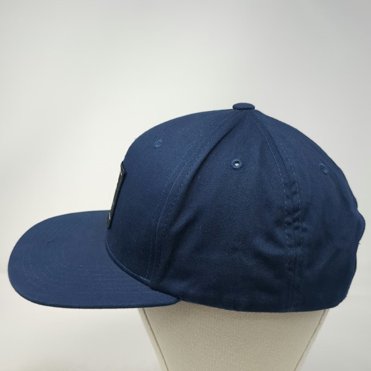 THT Headwear Snapback Blue One Size Playa Del Carmen Palm Tree Patch Cotton Hat