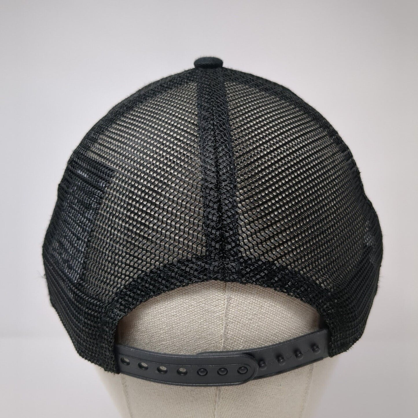 The Spoke Shop Billings MT Snapback Trucker Hat Black OSFM Mesh Back